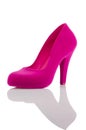 Pink women shoe Royalty Free Stock Photo
