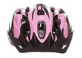 Pink womens cycling helmet
