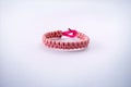 Pink Woven Bracelet