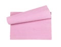 Pink woven cotton placemat