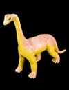 Pink and Yellow Brachiosaur Royalty Free Stock Photo