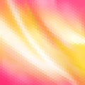 Pink-yellow bright hexagon background. cover. eps 10