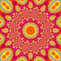 pink and yellow starbursts pattern