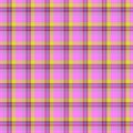 Pink and yellow table-cloth seamless texture Royalty Free Stock Photo