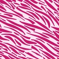 Pink zebra print skin vector illustration design.