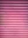 Pink zinc fence with stain background Royalty Free Stock Photo