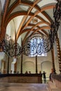 Pinkas Synagogue of Prague in Czech Republic. Royalty Free Stock Photo