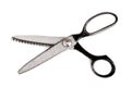Pinking shears scissors with zig zag pattern