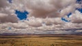 Pinkish clouds over the desert of Arizona over the Vermillion Cliffs