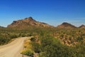 Pinkley Peak in Organ Pipe Cactus National Monument Royalty Free Stock Photo