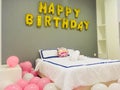 Happy birthday decoration Royalty Free Stock Photo