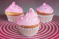 Pinky cupcake Royalty Free Stock Photo