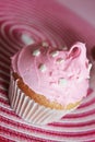 Pinky cupcake