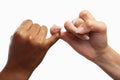 Pinky swear Royalty Free Stock Photo