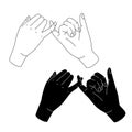 Pinky Swear Gesture