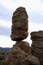 Pinnacle Balanced rock in Chiricahua Mountains Royalty Free Stock Photo