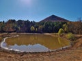 Pinnacle Mountain Reflection pond Royalty Free Stock Photo