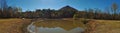 Pinnacle Mountain Reflection pond Royalty Free Stock Photo