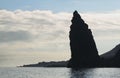 Pinnacle Rock in Bartolome island Royalty Free Stock Photo