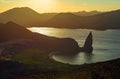 Pinnacle Rock, Bartolome Island, Galapagos Royalty Free Stock Photo