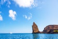 Pinnacle Rock and the Ocean Royalty Free Stock Photo