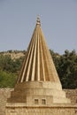 Pinnacle of a Yezidi temple in Lalish, Iraq Royalty Free Stock Photo
