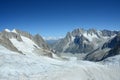 Pinnacles Above Glacier Royalty Free Stock Photo