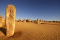 Pinnacles desert Royalty Free Stock Photo