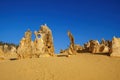 Pinnacles Desert at Nambung National Park Australia Royalty Free Stock Photo