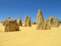 Pinnacles Desert, Nambung National Park, West Australia Royalty Free Stock Photo