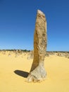 Pinnacles Desert, Nambung National Park, West Australia Royalty Free Stock Photo