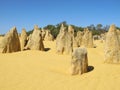 Pinnacles Desert, Nambung National Park, West Australia Royalty Free Stock Photo