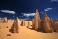 The Pinnacles Desert,West Australia Royalty Free Stock Photo