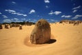 Pinnacles Desert,West Australia Royalty Free Stock Photo