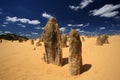 Pinnacles Desert,West Australia Royalty Free Stock Photo