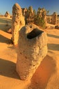 Pinnacles Desert,West Australia Royalty Free Stock Photo