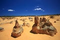 Pinnacles Desert,West Australia Royalty Free Stock Photo