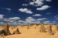 Pinnacles Desert,Western Australia Royalty Free Stock Photo
