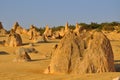 Pinnacles: Limestone Formations in Western Australia Royalty Free Stock Photo