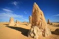The Pinnacles, Nambung National Park Royalty Free Stock Photo