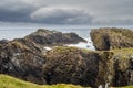 Rocks and Point at the Butt of Lewis in the Outer Hebrides Royalty Free Stock Photo