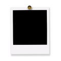Pinned polaroid film Royalty Free Stock Photo