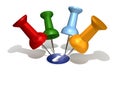 Pinning Information Royalty Free Stock Photo