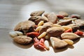 Pinnoli, gogi, almond natural closeup