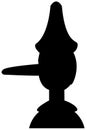 Pinocchio silhouette Royalty Free Stock Photo