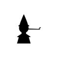 pinocchio silhouette. Element of fairy-tale heroes illustration. Premium quality graphic design icon. Signs and symbols collection