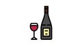 pinot noir red wine color icon animation