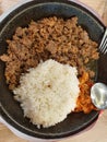 Pinoy Food Pork Adobo and Rice