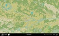 Pinsk District, Belarus. Topographic Humanitarian Royalty Free Stock Photo