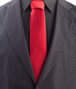 Pinstriped men's business suit Royalty Free Stock Photo